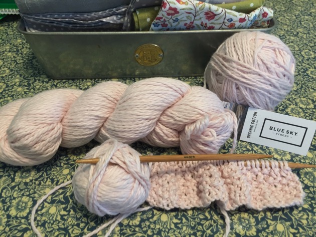 Knitting and being inspired by other bloggers