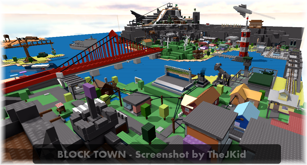 Thejkid S Roblox Updates Block Town The 11 000 Brick Classic Roblox Town - roblox town picture