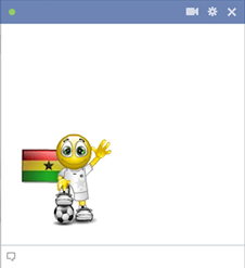 Ghana football smiley