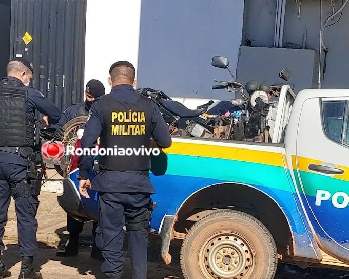 URGENTE: Polícia prende dupla e localiza em desmanche cinco motos roubadas