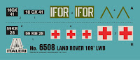 Italeri 1/35 Land Rover 109' LWB (6508) Color Guide & Paint Conversion Chart