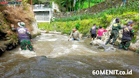 Peltu Bayu, Dansub 07 Satgas Sektor 22 Arahkan Anggotanya di Perawatan Sungai Cibeureum