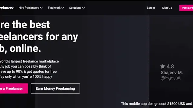شرح موقع Freelancer