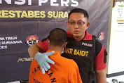 Seorang Tukang Tambal Ban Truk di Surabaya Ditangkap Usai Membegal Sepeda Motor