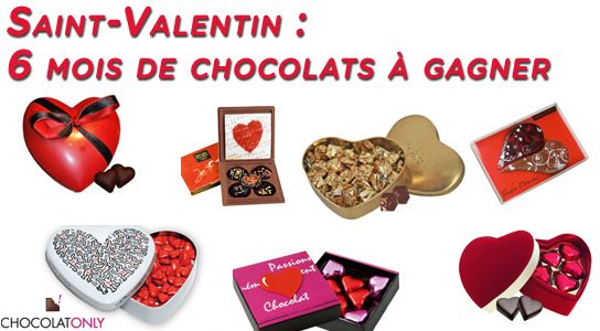 10 lots de 6 mois de chocolats