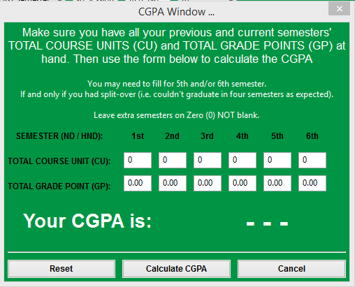 Geospatial Solutions Expert How To Calculate Gpa And Cgpa