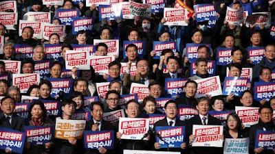 South Korea political crisis, Yoon Suk Yeol martial law, South Korea democracy protests, National Assembly Seoul lockdown, South Korea martial law