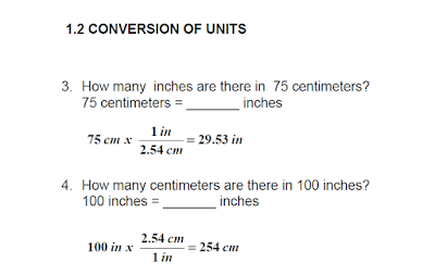 Conversion Units