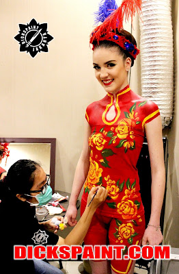 Body Painting Cheongsam Jakarta