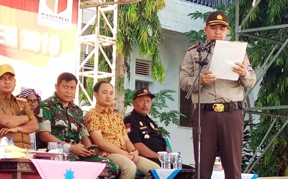 Kapolres Dedy Dewanto "Deklarasi" di Lapangan Gasis Watansoppeng