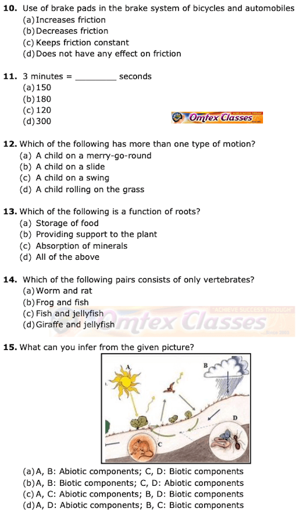 Class 6 Science Board Question Papers Board Question Paper