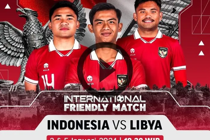 Link Live Streaming Timnas Indonesia vs Libya di Friendy Match Jelang Piala Asia 2023