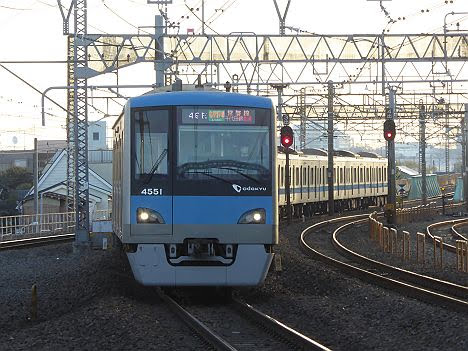 常磐線　千代田線直通　各駅停車　本厚木行き1　小田急4000形