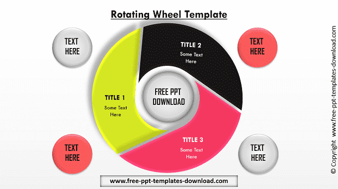 Rotating Wheel Template | Free PowerPoint Slide Download