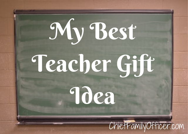 My Best Teacher Gift Idea