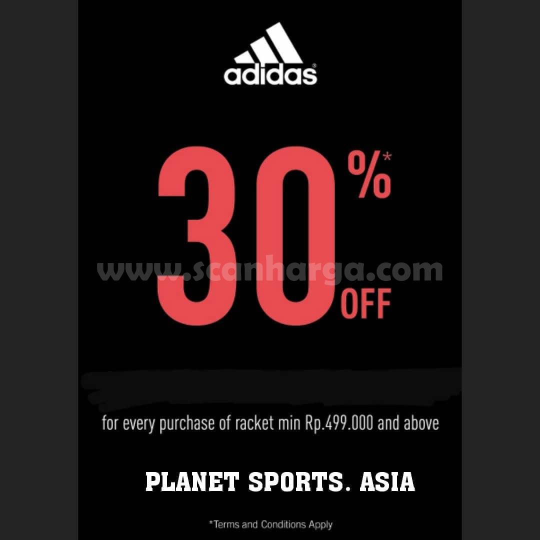 PLANET SPORTS Promo ASTEC & ADIDAS Badminton GREAT SALE 30%