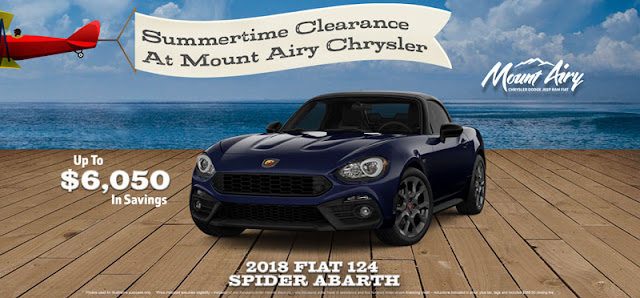  2018 Fiat 124 Spider Abarth On Sale!, Mount Airy NC