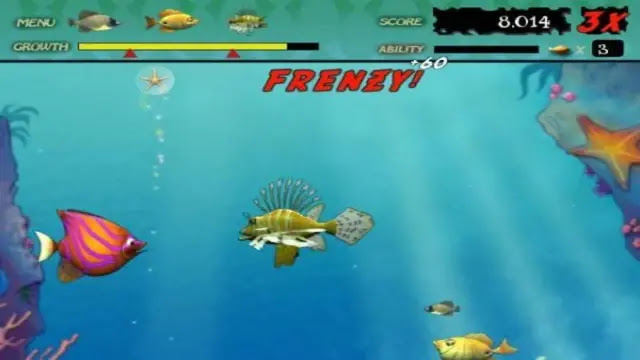 تحميل لعبة السمكة 2 feeding frenzy كاملة للكمبيوتر