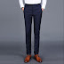 Korean Men's Slim Fit Business Casual Long Pants
