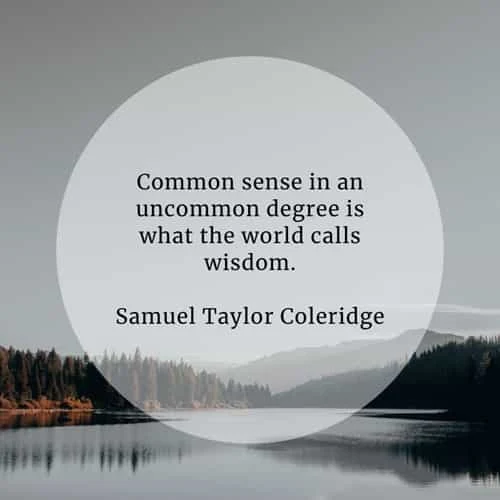Common sense quotes about life and its significance