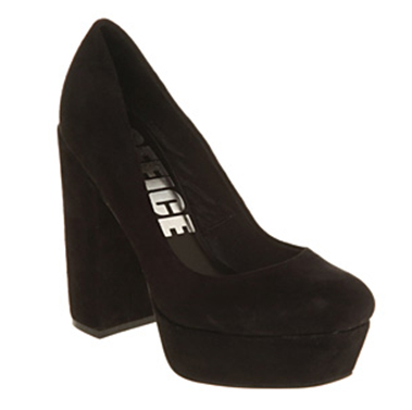 Office Manpower Suede Platforms