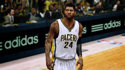 Paul George Realistic HD Face Texture 2K Mods