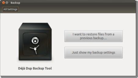 Deja Dup en Ubuntu 11.10