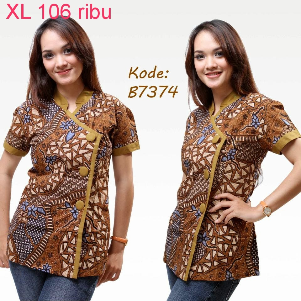  Model  Baju  Atasan Batik Model  Baju  Batik