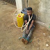 Photo: See How They Tied this Man Up for Stealing Diesel in Edo