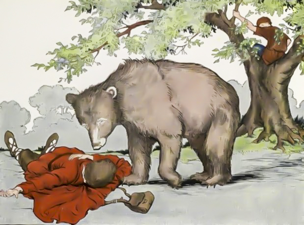 Dongeng Anak Dunia - Dua Orang Pengembara dan Seekor Beruang | Aesop
