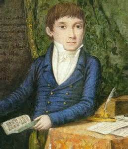 Donizetti painted as a schoolboy in Bergamo in the early 19th century