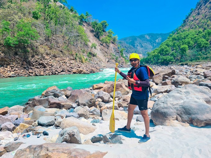 The thrilling White water Rafting at Ganga River