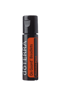 doTERRA On Guard Beadlet container labeled 'Portable Immune Support', showcasing a compact solution for bolstering immune and respiratory function on-the-go.