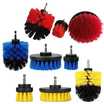 Washing Brush Hard Bristle Drill Auto Detailing Cleaning Hown - store