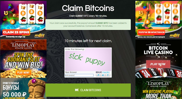 Claim bitcoin free