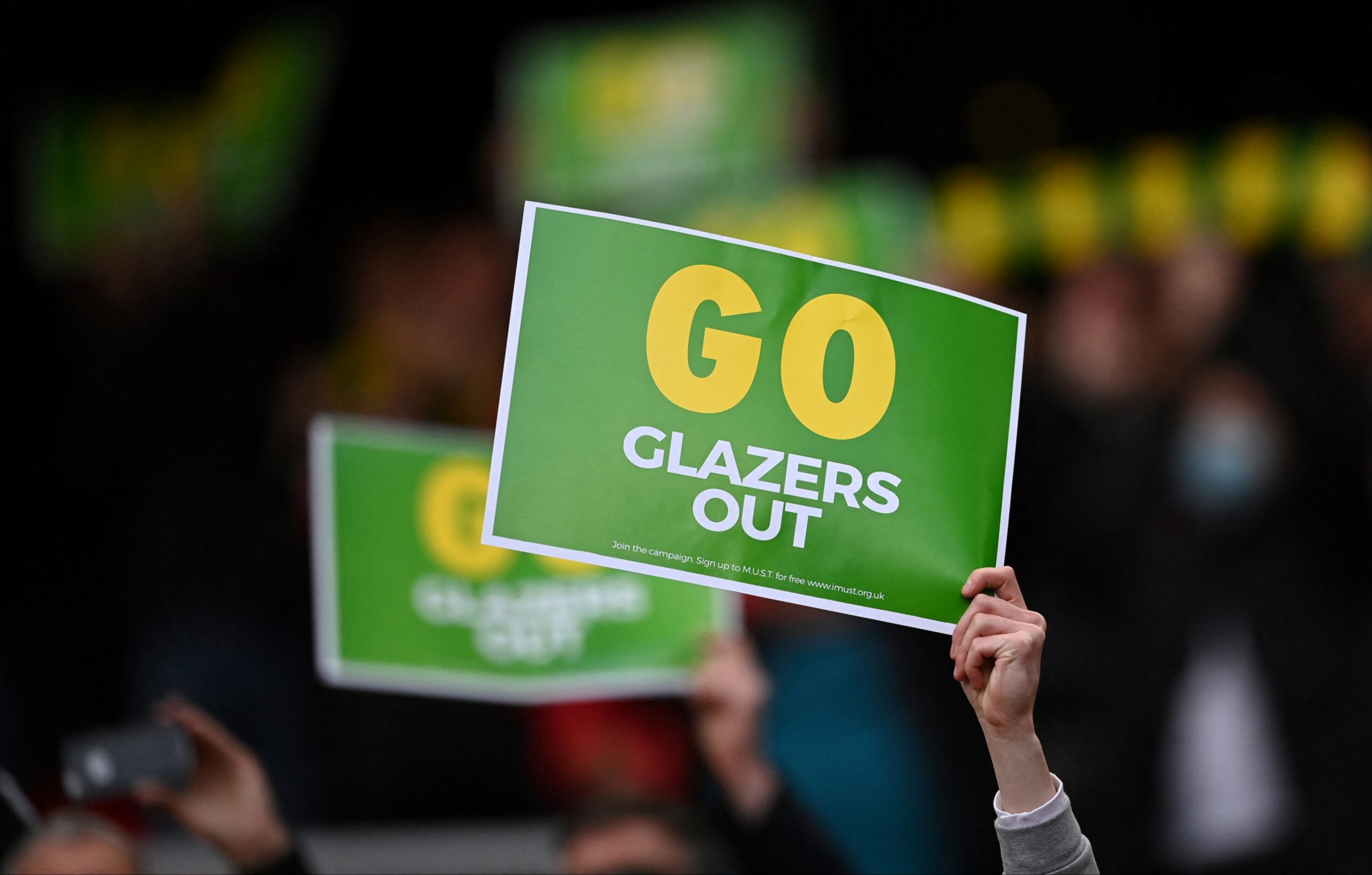 Glazers wanted out by Man United supporters