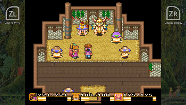 Screenshot of the Heroes in King Truffle's Palace with Flamie