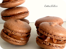 macarons de chocolate