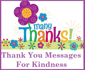 Thank You Messages Kindness