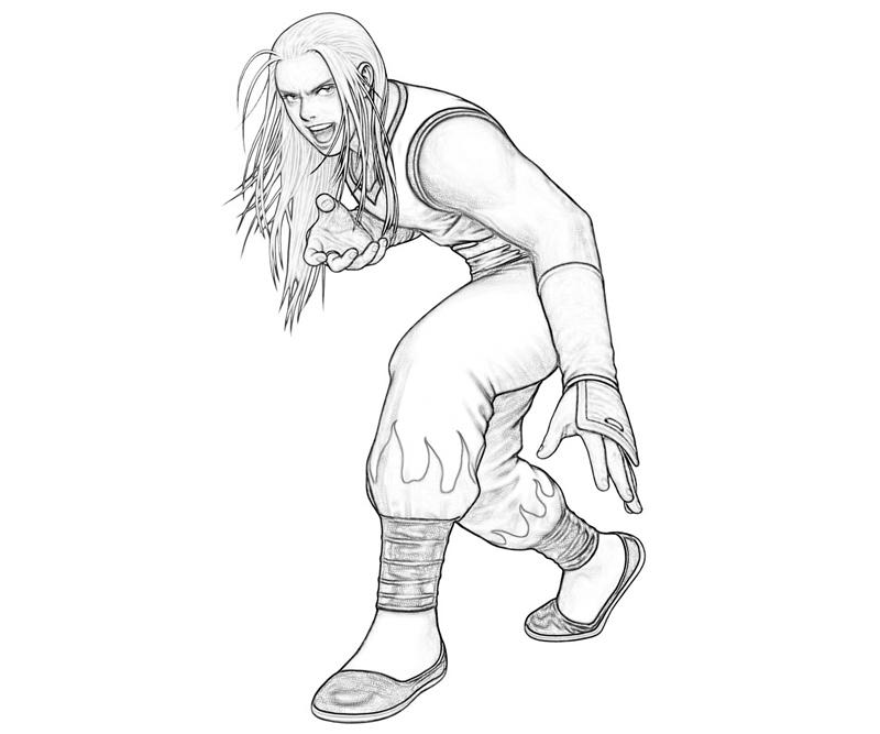 king-of-fighters-andy-bogard-roar-coloring-pages