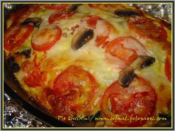 "- Cooking Is My Therapy -": Zucchini Tomato Mozzarella Pie