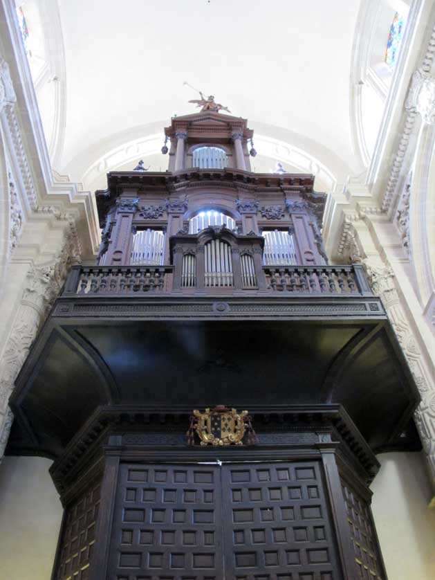 The church organ.