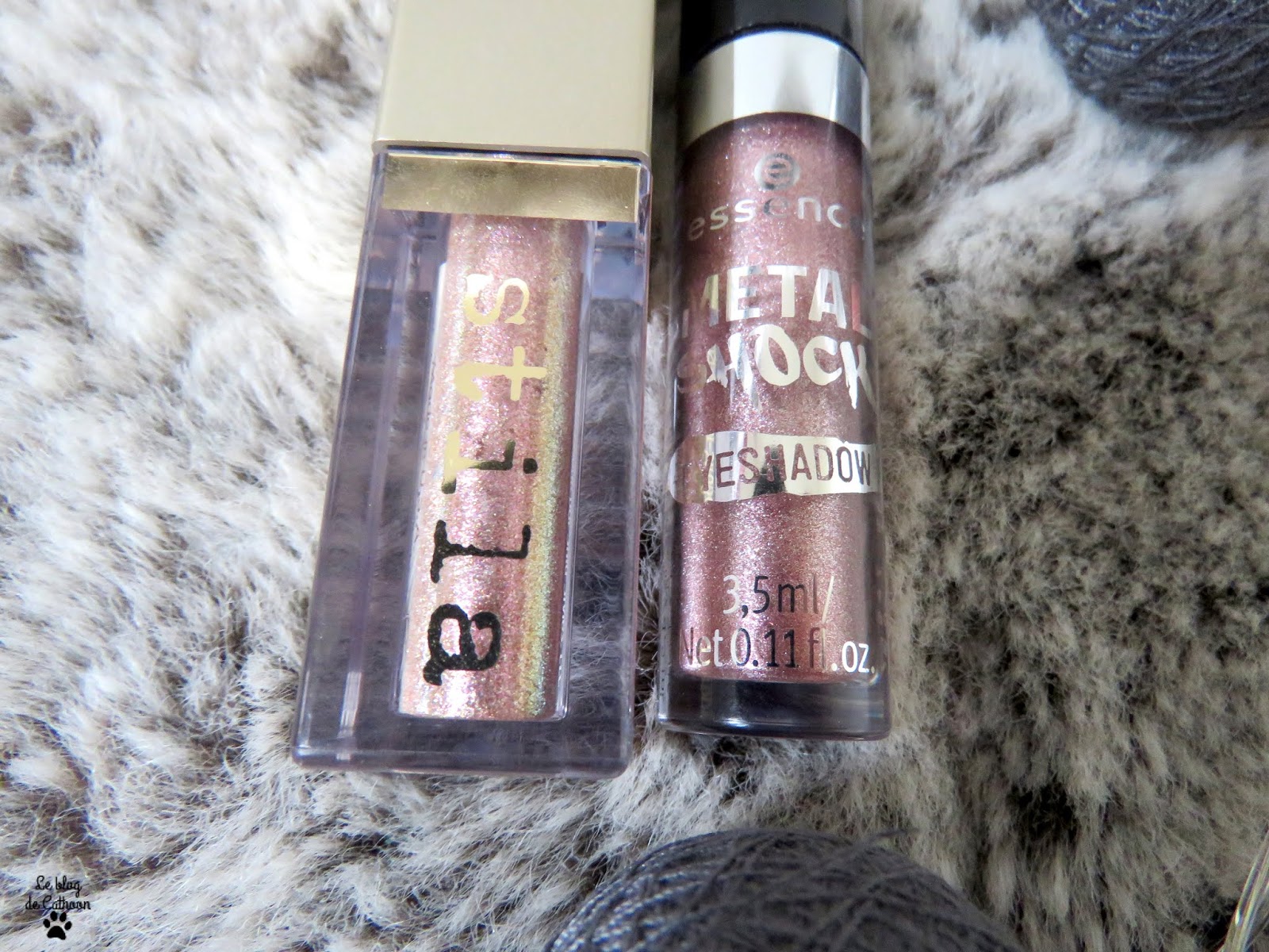 Glitter & Glow de Stilla et Metal Shock Eyeshadow d'Essence, alerte dupe?!