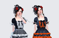 Vestido Curto Darksouls - The Sims 4