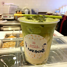 Matcha Taho from Manila Creamery