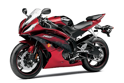 2011 Yamaha YZF-R6 Black Red Color