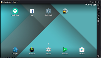 Android rodando no PC utilizando o MEmu