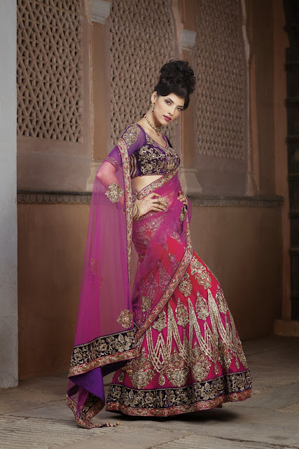 Pink Designer Bridal Lehenga Choli