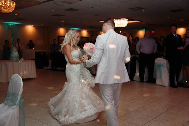 bride and groom grand entrance at Fern Hill Golf Course