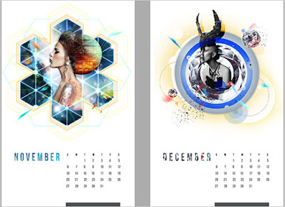 5 desain kalender keren sebagai inspirasi kamu di tahun 2018